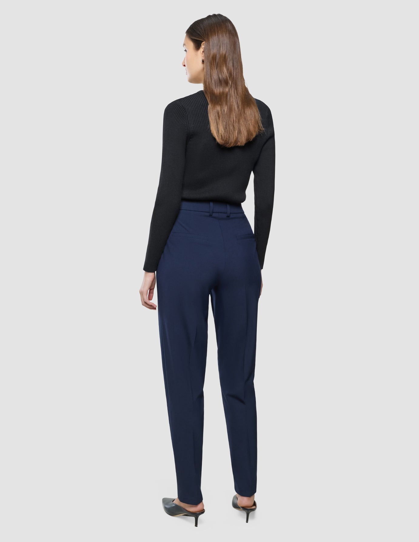 Women Ease Pants Tapered Blue Nights